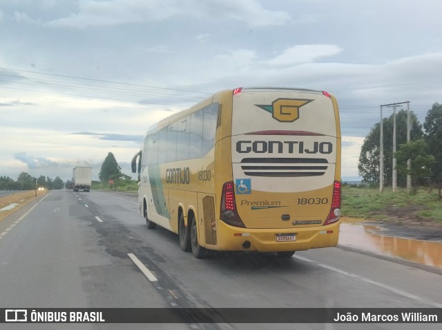 Empresa Gontijo de Transportes 18030 na cidade de Curvelo, Minas Gerais, Brasil, por João Marcos William. ID da foto: 12006663.