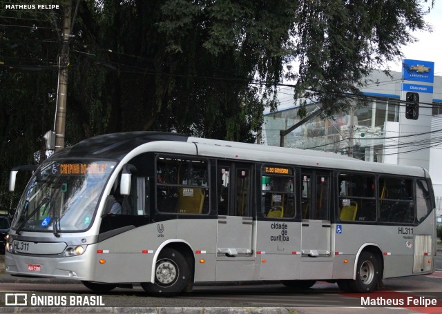 Auto Viação Redentor HL311 na cidade de Curitiba, Paraná, Brasil, por Matheus Felipe. ID da foto: 12006092.