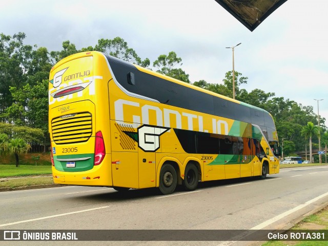 Empresa Gontijo de Transportes 23005 na cidade de Ipatinga, Minas Gerais, Brasil, por Celso ROTA381. ID da foto: 12005196.