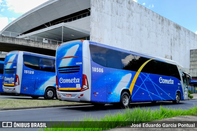 Viação Cometa 18506 na cidade de Campinas, São Paulo, Brasil, por José Eduardo Garcia Pontual. Número da foto: #12005622.