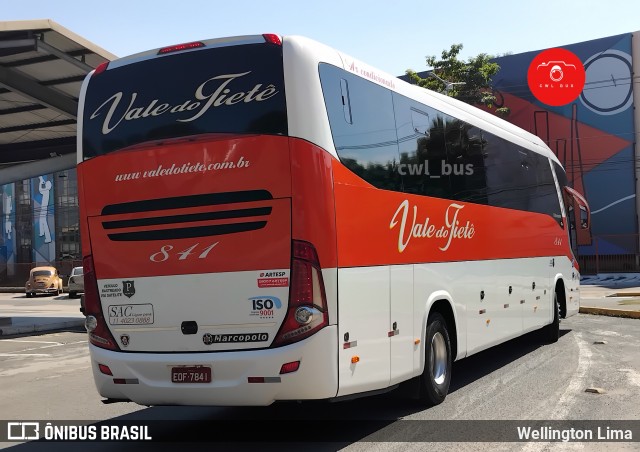 Viação Vale do Tietê 841 na cidade de Salto, São Paulo, Brasil, por Wellington Lima. Número da foto: #12004954.