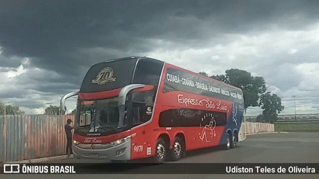 Expresso São Luiz 9070 na cidade de Brasília, Distrito Federal, Brasil, por Udiston Teles de Oliveira. Número da foto: #12005257.