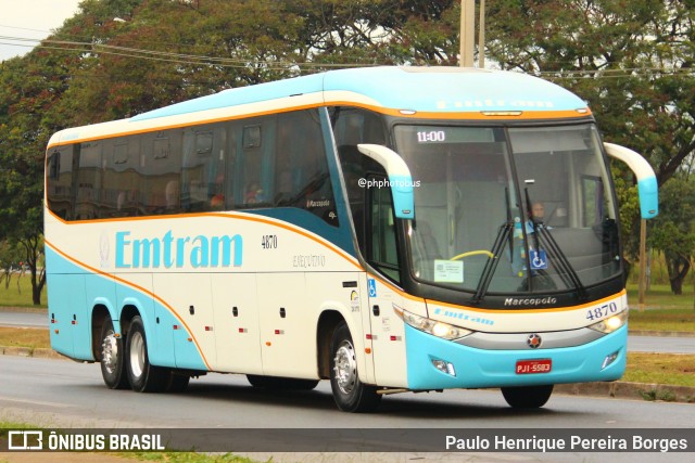 Emtram 4870 na cidade de Brasília, Distrito Federal, Brasil, por Paulo Henrique Pereira Borges. ID da foto: 12006492.