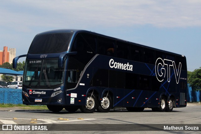 Viação Cometa 721305 na cidade de São Paulo, São Paulo, Brasil, por Matheus Souza. Número da foto: #12064956.