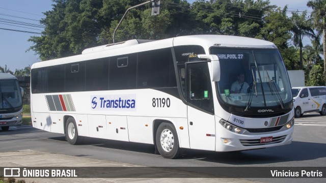 Transtusa - Transporte e Turismo Santo Antônio 81190 na cidade de Joinville, Santa Catarina, Brasil, por Vinicius Petris. Número da foto: #12065000.