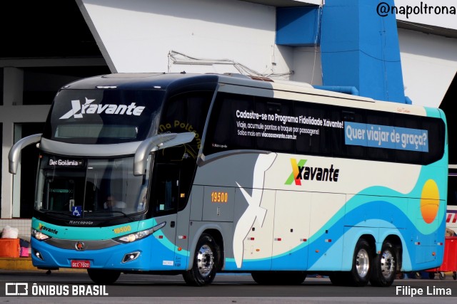 Viação Xavante 19500 na cidade de Goiânia, Goiás, Brasil, por Filipe Lima. Número da foto: #12064871.