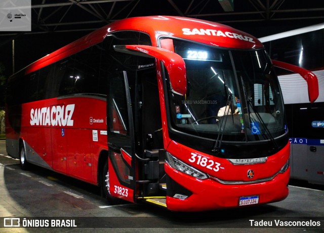 Viação Santa Cruz 31823 na cidade de São Paulo, São Paulo, Brasil, por Tadeu Vasconcelos. Número da foto: #12064150.
