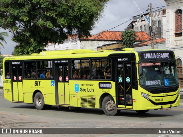 Viação Primor 400.033 na cidade de São Luís, Maranhão, Brasil, por João Victor. Número da foto: #12065626.