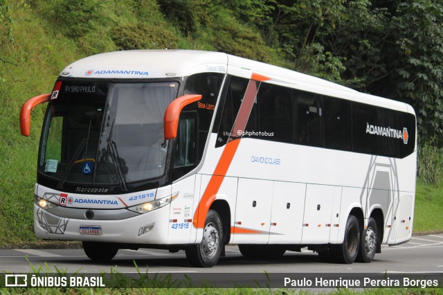 Expresso Adamantina 431515 na cidade de Piraí, Rio de Janeiro, Brasil, por Paulo Henrique Pereira Borges. Número da foto: #12064604.