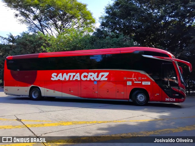 Viação Santa Cruz 36124 na cidade de São Paulo, São Paulo, Brasil, por Josivaldo Oliveira. Número da foto: #12064236.