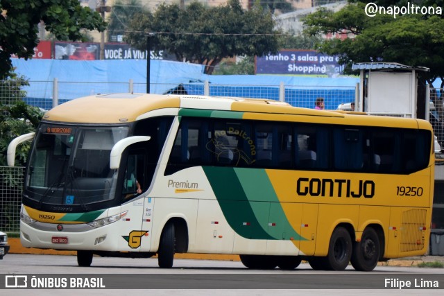 Empresa Gontijo de Transportes 19250 na cidade de Goiânia, Goiás, Brasil, por Filipe Lima. Número da foto: #12064485.