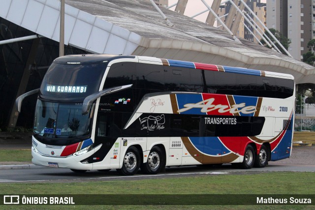 Arte Transportes e Turismo 21000 na cidade de Jundiaí, São Paulo, Brasil, por Matheus Souza. Número da foto: #12064991.