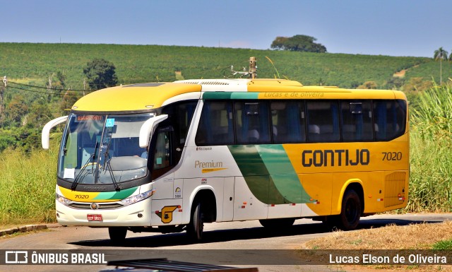 Empresa Gontijo de Transportes 7020 na cidade de Alfenas, Minas Gerais, Brasil, por Lucas Elson de Oliveira. Número da foto: #12065750.