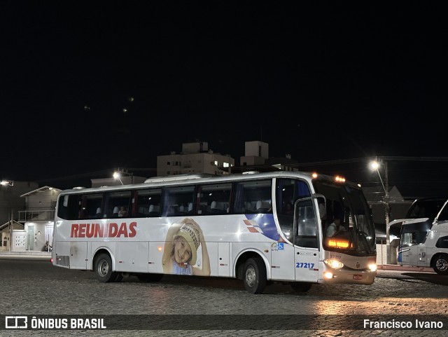 Reunidas Transportes Coletivos 27217 na cidade de Balneário Camboriú, Santa Catarina, Brasil, por Francisco Ivano. Número da foto: #12065545.
