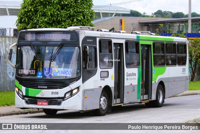 Empresa de Ônibus Vila Galvão 2335 na cidade de Guarulhos, São Paulo, Brasil, por Paulo Henrique Pereira Borges. Número da foto: #12064642.