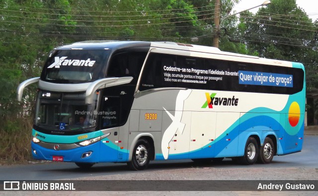 Viação Xavante 19200 na cidade de Cuiabá, Mato Grosso, Brasil, por Andrey Gustavo. Número da foto: #12063916.