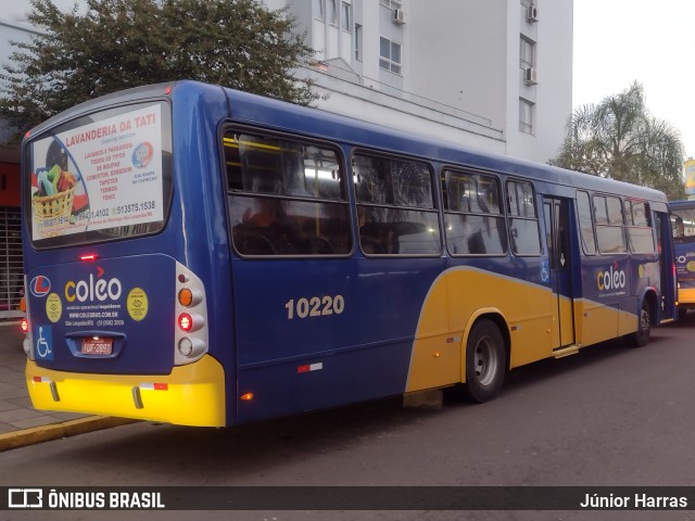 Viação Leopoldense 10220 na cidade de São Leopoldo, Rio Grande do Sul, Brasil, por Júnior Harras. Número da foto: #12064246.