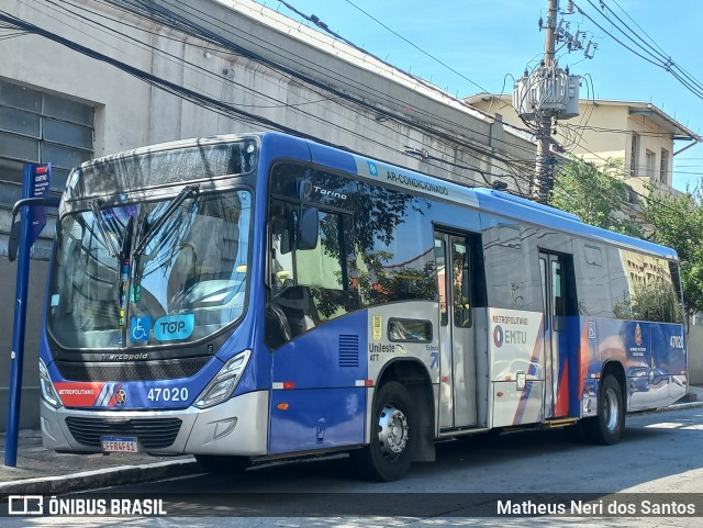 ATT - Alto Tietê Transportes 47.020 na cidade de São Paulo, São Paulo, Brasil, por Matheus Neri dos Santos. Número da foto: #12064422.