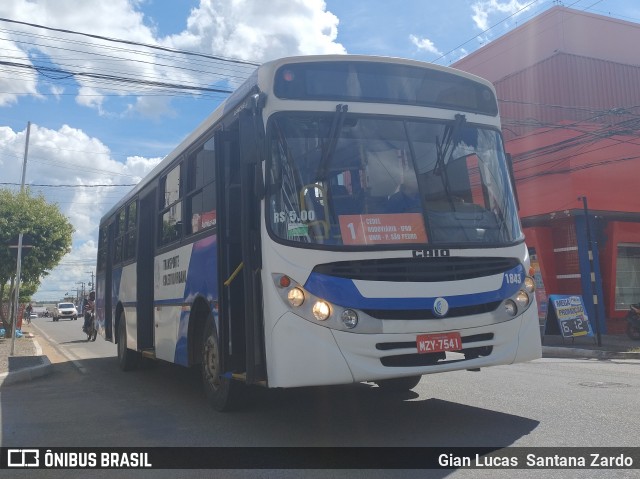 Transvida Transporte Coletivo 1843 na cidade de Ji-Paraná, Rondônia, Brasil, por Gian Lucas  Santana Zardo. Número da foto: #12063807.