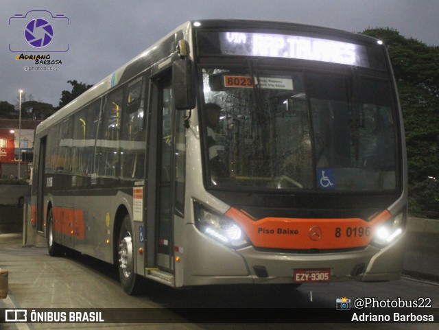 TRANSPPASS - Transporte de Passageiros 8 0196 na cidade de São Paulo, São Paulo, Brasil, por Adriano Barbosa. Número da foto: #12063612.