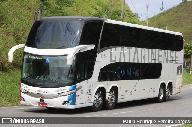 Auto Viação Catarinense 319304 na cidade de Piraí, Rio de Janeiro, Brasil, por Paulo Henrique Pereira Borges. Número da foto: #12064623.