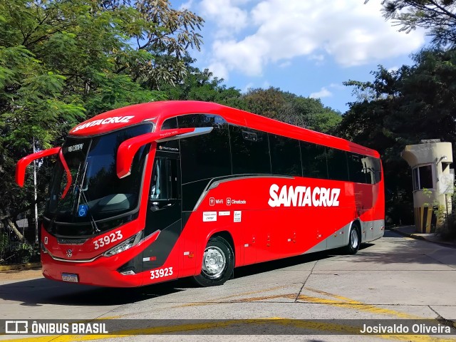Viação Santa Cruz 33923 na cidade de São Paulo, São Paulo, Brasil, por Josivaldo Oliveira. Número da foto: #12064231.