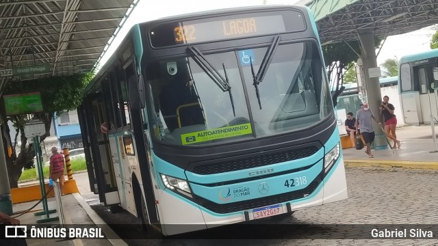Auto Viação Dragão do Mar 42318 na cidade de Fortaleza, Ceará, Brasil, por Gabriel Silva. Número da foto: #12063708.