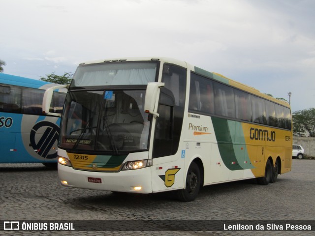 Empresa Gontijo de Transportes 12315 na cidade de Caruaru, Pernambuco, Brasil, por Lenilson da Silva Pessoa. Número da foto: #12065618.