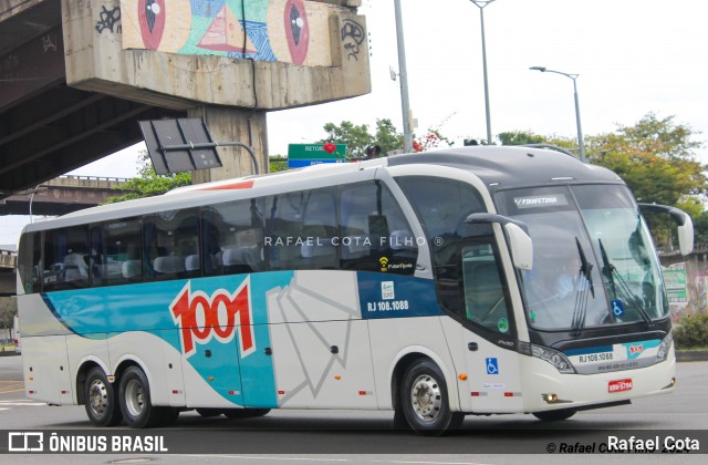 Auto Viação 1001 RJ 108.1088 na cidade de Rio de Janeiro, Rio de Janeiro, Brasil, por Rafael Cota. Número da foto: #12085680.