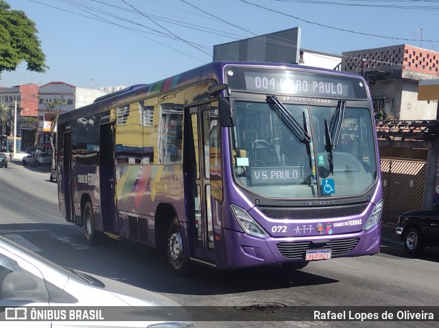 ATT - Alto Tietê Transportes Ferraz de Vasconcelos 072 na cidade de Ferraz de Vasconcelos, São Paulo, Brasil, por Rafael Lopes de Oliveira. Número da foto: #12085653.