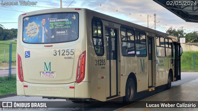Viação Nobel 31255 na cidade de Fazenda Rio Grande, Paraná, Brasil, por Lucas Weber Calizario. Número da foto: #12085366.