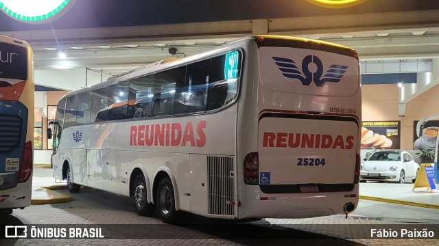Reunidas Transportes Coletivos 25204 na cidade de Balneário Piçarras, Santa Catarina, Brasil, por Fábio Paixão. Número da foto: #12085729.