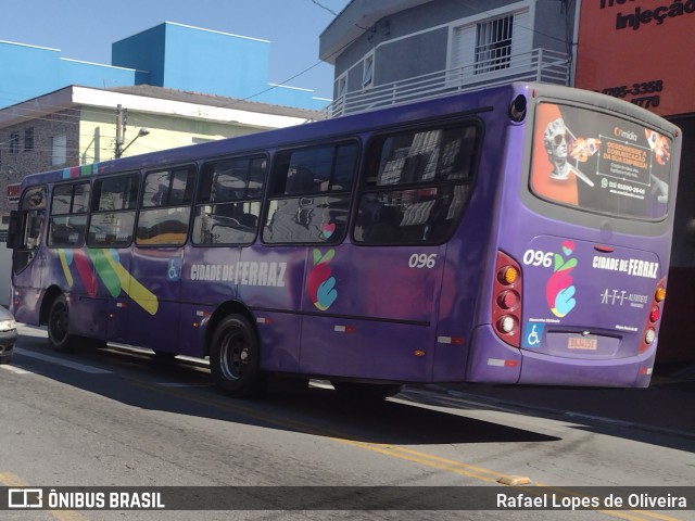 ATT - Alto Tietê Transportes Ferraz de Vasconcelos 096 na cidade de Ferraz de Vasconcelos, São Paulo, Brasil, por Rafael Lopes de Oliveira. Número da foto: #12085650.