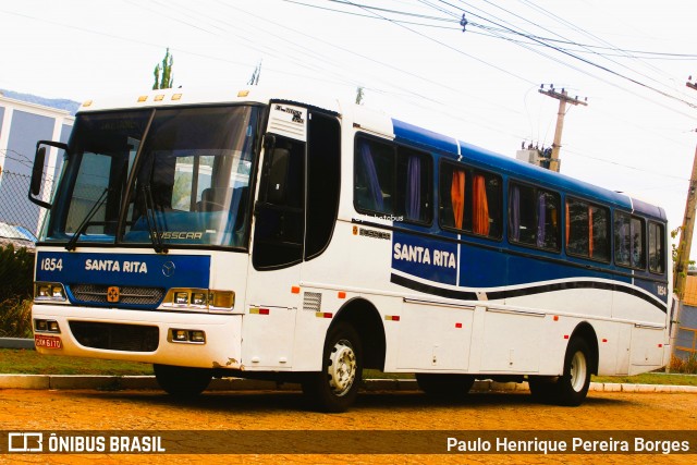 VSR - Viação Santa Rita 1854 na cidade de Santa Rita do Sapucaí, Minas Gerais, Brasil, por Paulo Henrique Pereira Borges. Número da foto: #12086587.