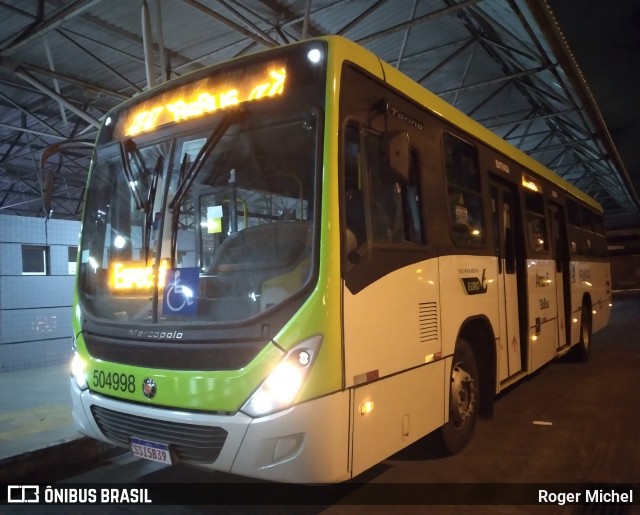 BsBus Mobilidade 504998 na cidade de Taguatinga, Distrito Federal, Brasil, por Roger Michel. Número da foto: #12086571.