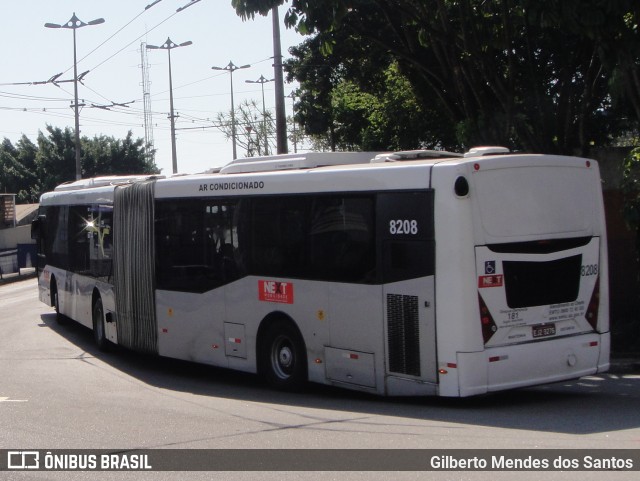 Next Mobilidade - ABC Sistema de Transporte 8208 na cidade de Santo André, São Paulo, Brasil, por Gilberto Mendes dos Santos. Número da foto: #12085044.