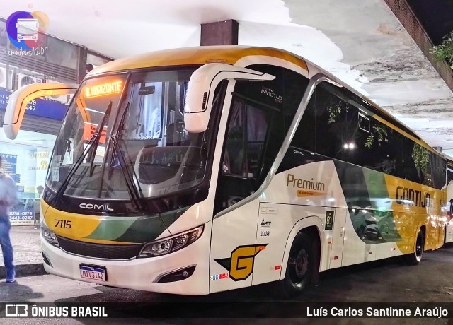 Empresa Gontijo de Transportes 7115 na cidade de Belo Horizonte, Minas Gerais, Brasil, por Luís Carlos Santinne Araújo. Número da foto: #12086849.