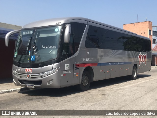 Auto Viação 1001 RJ 108.347 na cidade de Niterói, Rio de Janeiro, Brasil, por Luiz Eduardo Lopes da Silva. Número da foto: #12085513.