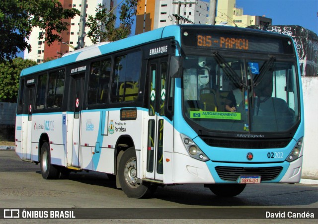 Viação Fortaleza 02202 na cidade de Fortaleza, Ceará, Brasil, por David Candéa. Número da foto: #12085587.