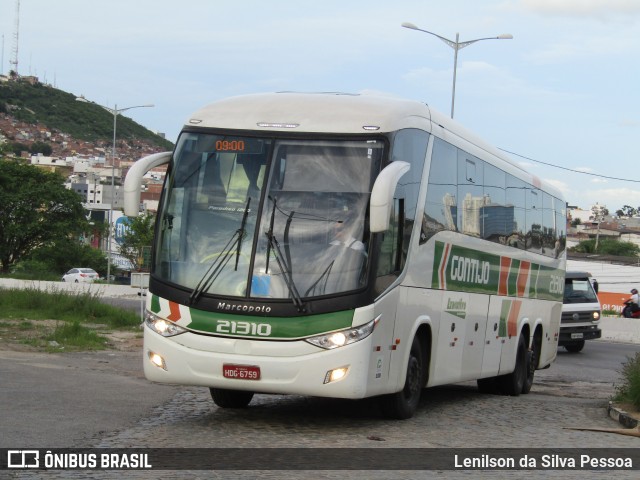 Empresa Gontijo de Transportes 21310 na cidade de Caruaru, Pernambuco, Brasil, por Lenilson da Silva Pessoa. Número da foto: #12086924.