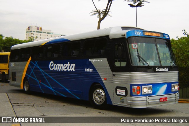 Viação Cometa 7231 na cidade de São Paulo, São Paulo, Brasil, por Paulo Henrique Pereira Borges. Número da foto: #12088595.