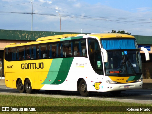 Empresa Gontijo de Transportes 14700 na cidade de São José dos Campos, São Paulo, Brasil, por Robson Prado. Número da foto: #12087908.