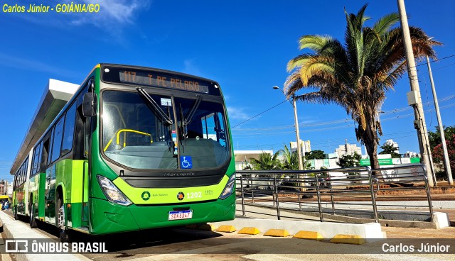 Metrobus 1202 na cidade de Goiânia, Goiás, Brasil, por Carlos Júnior. Número da foto: #12087617.
