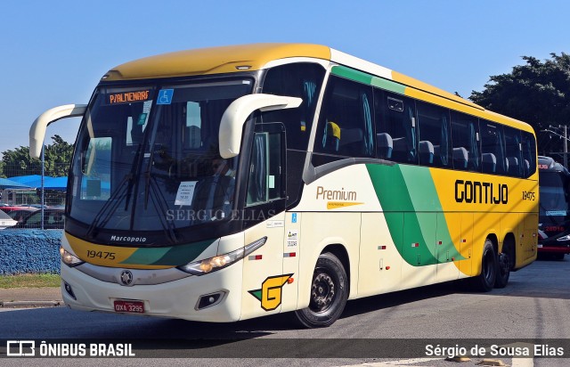 Empresa Gontijo de Transportes 19475 na cidade de São Paulo, São Paulo, Brasil, por Sérgio de Sousa Elias. Número da foto: #12088788.