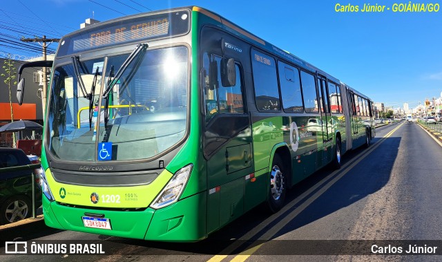 Metrobus 1202 na cidade de Goiânia, Goiás, Brasil, por Carlos Júnior. Número da foto: #12087621.