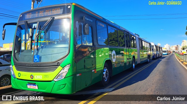 Metrobus 1202 na cidade de Goiânia, Goiás, Brasil, por Carlos Júnior. Número da foto: #12087542.