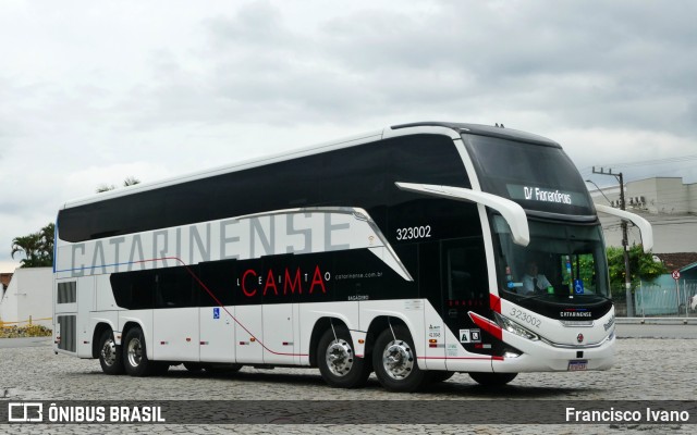 Auto Viação Catarinense 323002 na cidade de Balneário Camboriú, Santa Catarina, Brasil, por Francisco Ivano. Número da foto: #12088769.