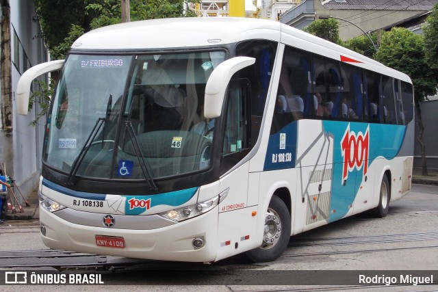Auto Viação 1001 RJ 108.138 na cidade de Rio de Janeiro, Rio de Janeiro, Brasil, por Rodrigo Miguel. Número da foto: #12087870.