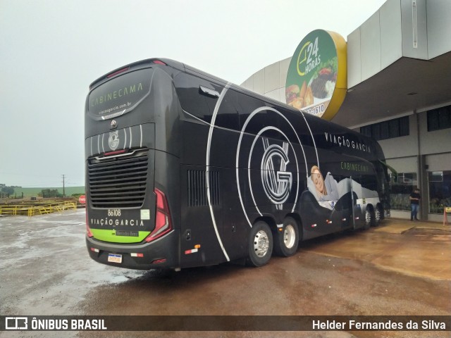 Viação Garcia 86108 na cidade de Corbélia, Paraná, Brasil, por Helder Fernandes da Silva. Número da foto: #12087712.