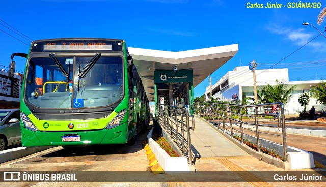 Metrobus 1202 na cidade de Goiânia, Goiás, Brasil, por Carlos Júnior. Número da foto: #12087615.